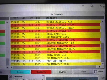 Working on 30m FT8