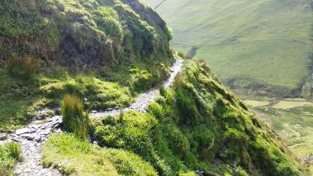 Slightly 'airy' descent path!