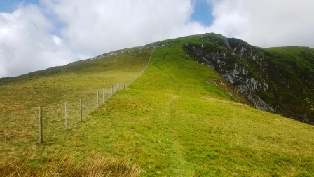 Final ascent before the summit