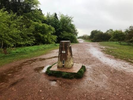 Summit trig on Walton Hill