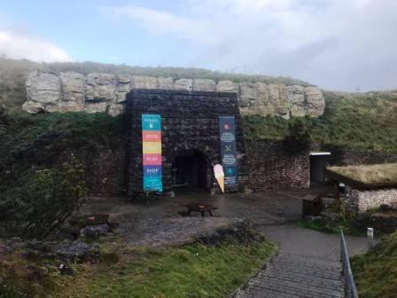 A welcome warm-up, cooked breakfast and hot drink at the Rheged Centre!