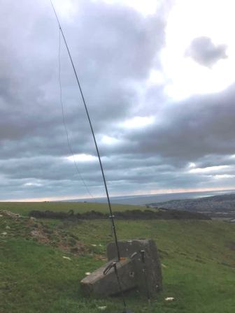 Using the toppled trig as a mast support