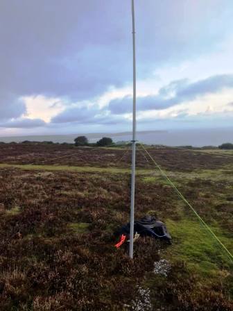 Travelmast on St Boniface Down