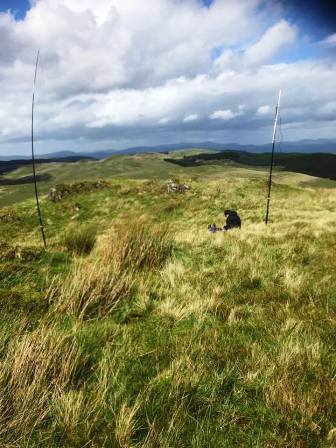 20m groundplane and 2m Multi-Function Dipole