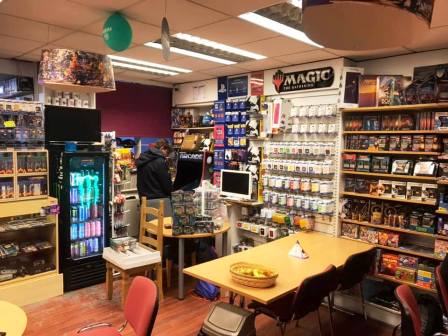 The gaming shop / hub