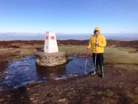 Liam at Hay Bluff