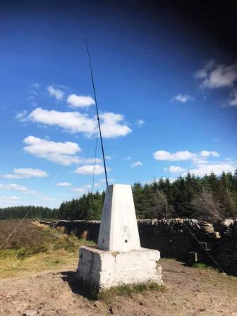 Longridge Fell summit trig