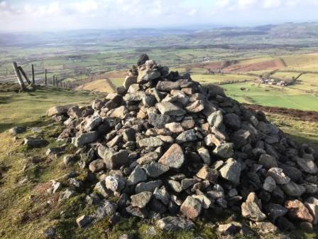 Summit cairn