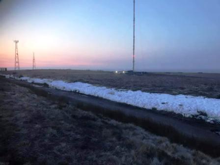 Winter Hill at dawn