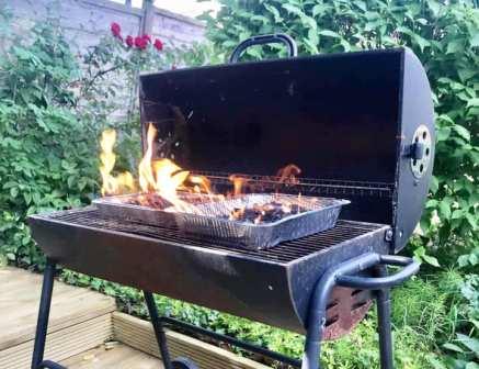 Firing up the barbecue!