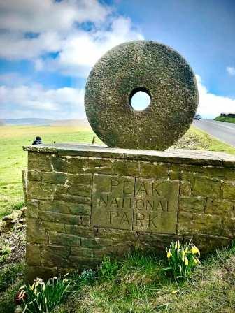 Peak National Park boundary stone