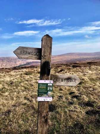 Footpath signpost