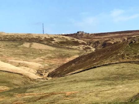 Looking back towards the Cat & Fiddle