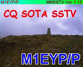 SSTV image from M1EYP/P