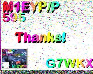 SSTV image from G7WKX