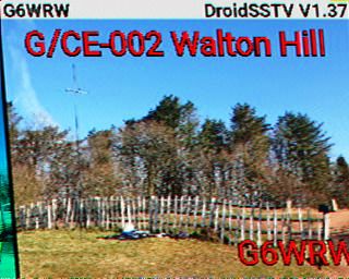 Call from G6WRW/P