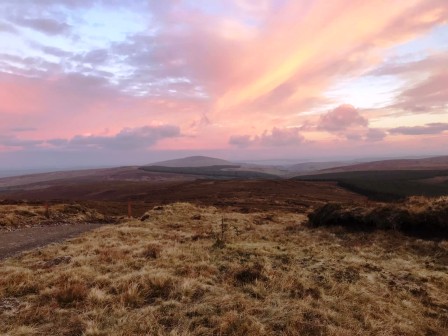 View from Slieveanorra at dawn