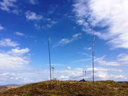 Our aerials on the summit