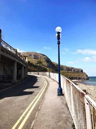 Beginning the climb up the Great Orme