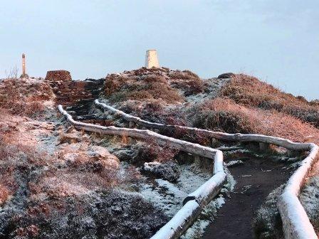 A frosty final approach!