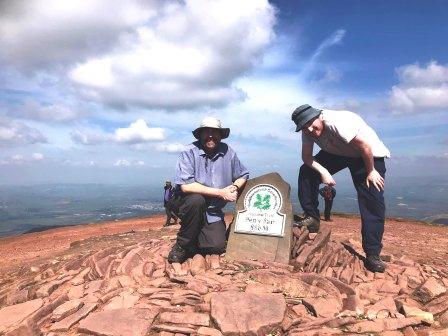 Tom & Liam on summit