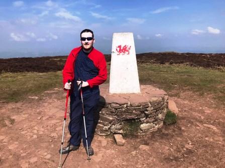 Liam at Hay Bluff