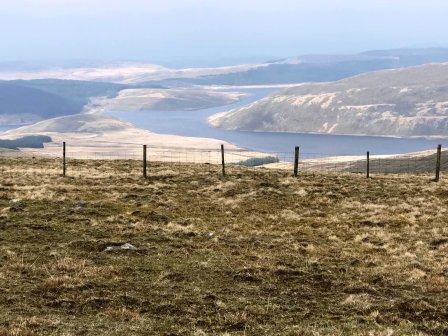 Lovely views while walking up the ridge