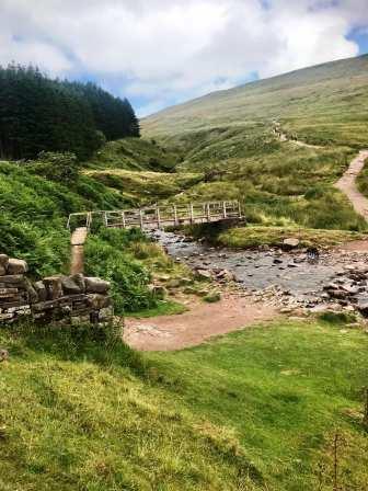 Start of route up Pen y Fan