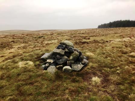 The little summit cairn