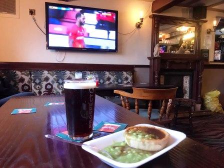 Pie, peas & pint in pub - in Padiham!