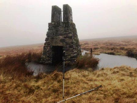 At the summit of White Hill