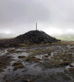 Summit cairn