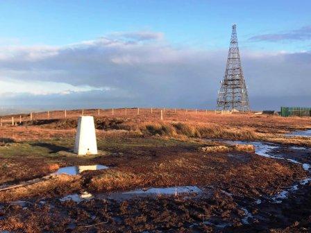 Winter Hill summit & trig