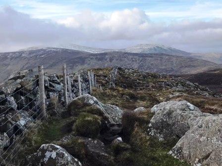 View east from the summit