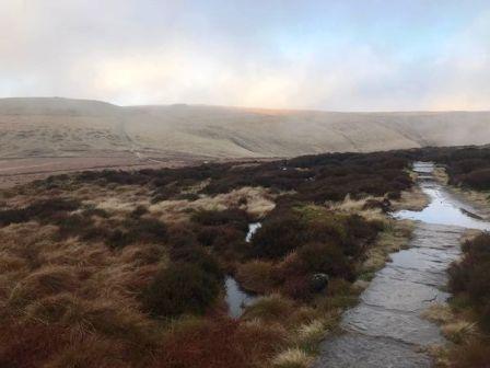 Approaching the Kinder plateau