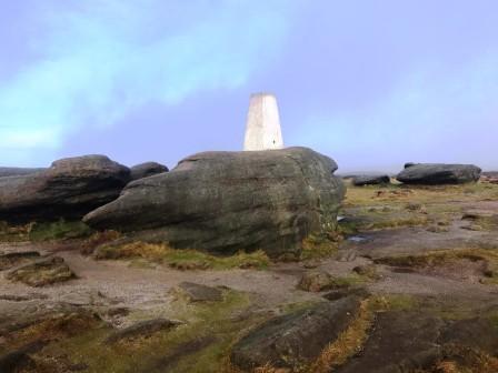 Trig point on Kinder Low