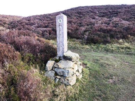 Offa's Dyke Path towards Foel Fenlli