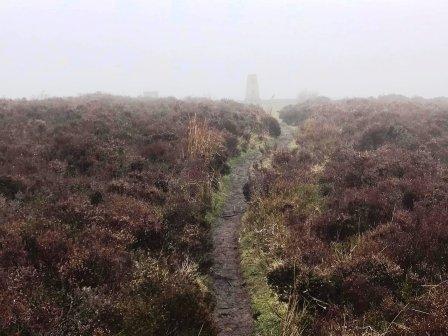 Approaching the summit