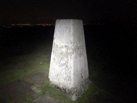 Shining Tor summit trig