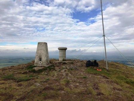 Summit of Eildon Mid Hill