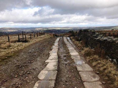 Approaching Top of Leach on the Rooley Moor Road