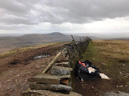 ...and looking the other way along the summit ridge!