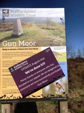 Staffordshire Wildlife Trust sign