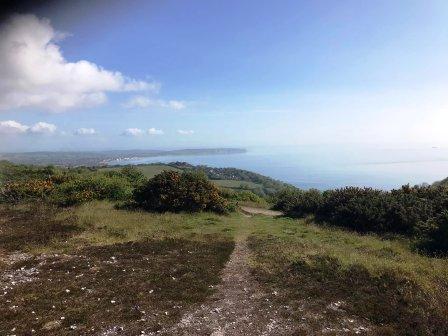 Sea views from the summit