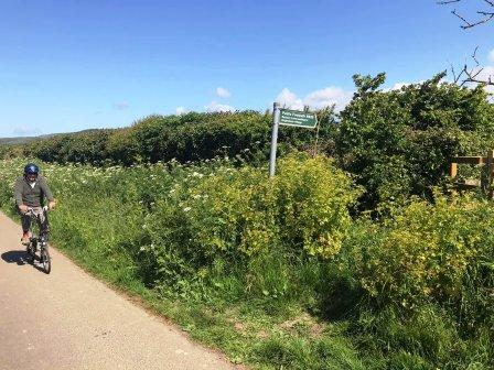 Public footpath to Brighstone village