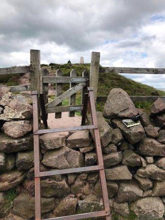 Approaching the summit of Sharp Haw