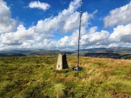 Trig point on The Wiss