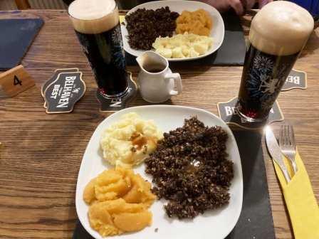 A very Scottish evening meal!