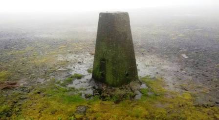Trig on Divis - first time we've been able to see it