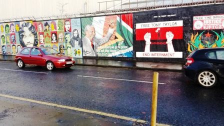 The international wall in Belfast